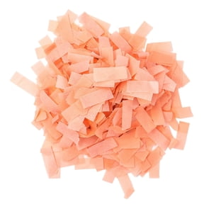 Ultimate Confetti, Orange UV Glow Rectangular Biodegradable Confetti -Tissue Paper Flame-Resistant & Slow-Falling Confetti for Cannon and Launcher use - Best for Celebrations - 1 lb, 16 oz
