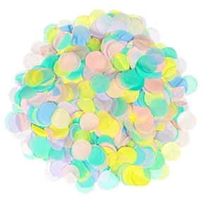 Ultimate Confetti, Pastel Multicolor Biodegradable Confetti Circles - Flame-Resistant and Slow-Falling Tissue Paper Confetti for Cannon and Launcher use – Best for Celebrations - 1 lb, 16 oz