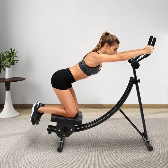 Ultimate Core Workout, Ab Exercise Machine for Home Use, Less Stress on Neck, Back, and Shoulders, Abdominal/Core Fitness Equipment for All Training Levels