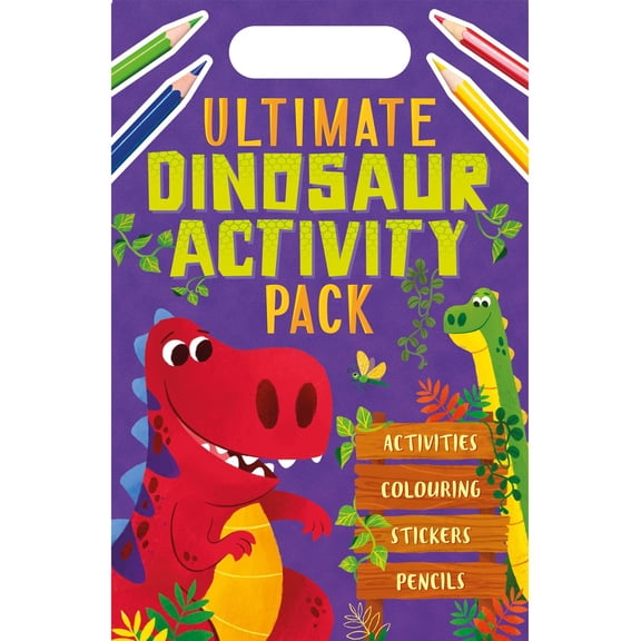 Ultimate Dinosaur Activity Pack With Activities, Colouring, Stickers, Pencils