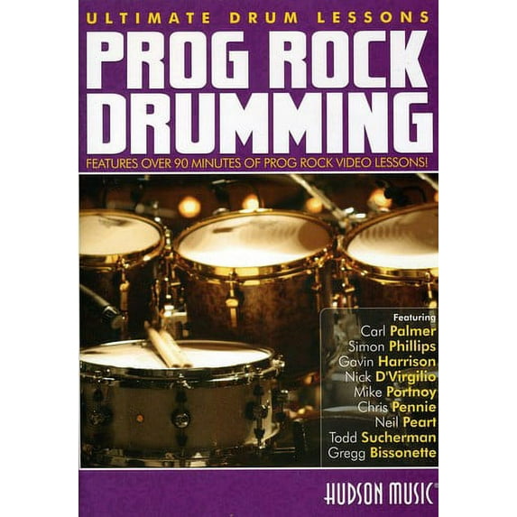 Ultimate Drum Lessons: Progressive Rock Drumming (DVD), Hudson Music, Music & Performance