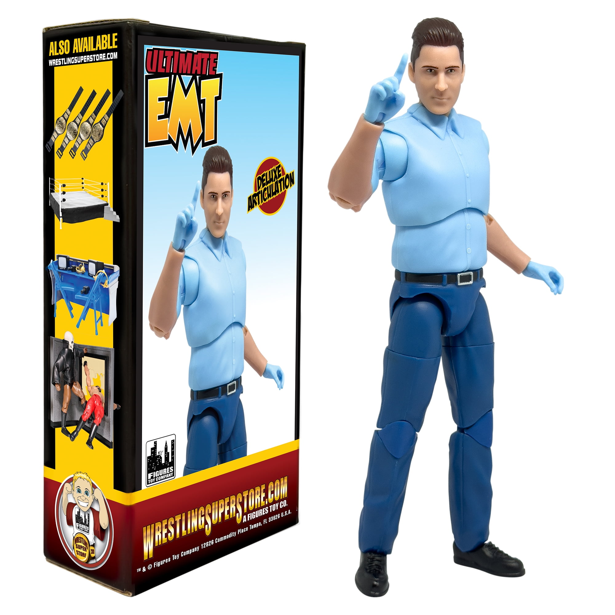 Ultimate EMT Ambulance Driver With Deluxe Articulation for WWE & AEW ...