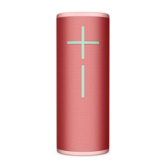Open Box Ultimate Ears MEGABOOM 4 Portable Waterproof Bluetooth Speaker With Powerful 360-Degree Sound and Thundering Bass, Floating Speaker With 20-Hour Battery and 147ft (45m) Range, Raspberry Red