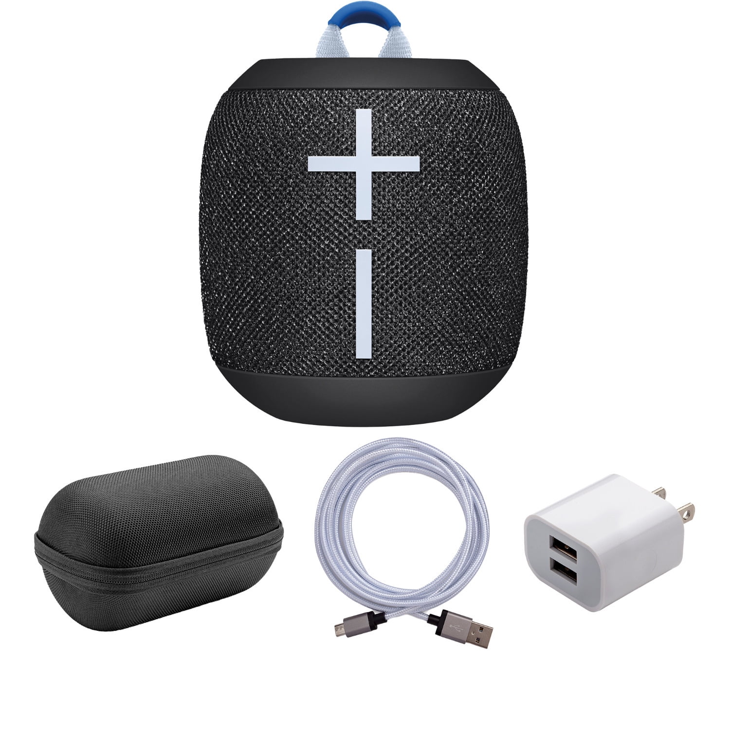 Ultimate Ears WONDERBOOM 3 Bluetooth Speaker with Case, USB Cable