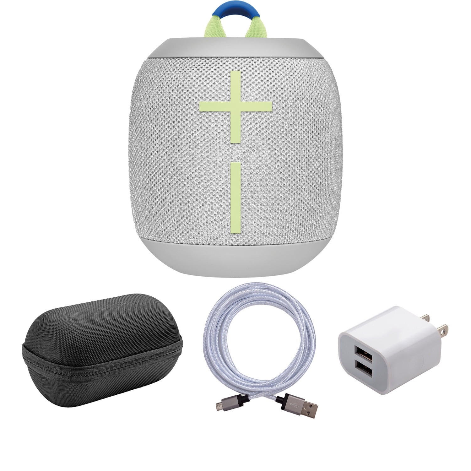 Ultimate Ears WONDERBOOM 3 Speaker (Joyous Bright) with Case, Cable and  Adapter 