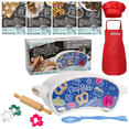 thumbnail image 1 of Ultimate Easy-Bake Oven Bundle, Includes Oven, Mixes (Pizza, Whoopie Pie,Chocolate Chip and Pink Sugar Cookies & Pretzel) Rolling Pin and 3 Metal Cookie Cutters and Edicodo Apron, 1 of 8