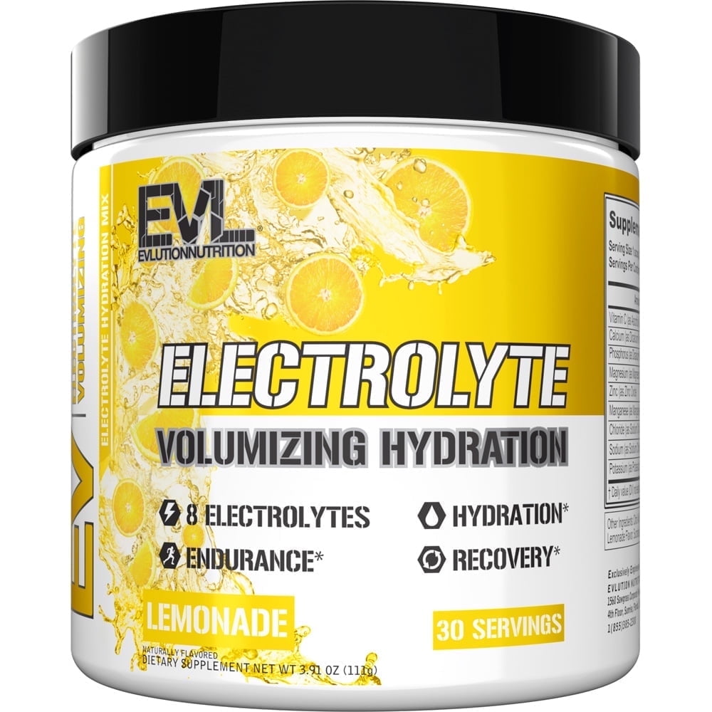 Ultimate Electrolytes Powder Hydration Drink - Quick Replenishing Hydration Powder Electrolyte Drink Mix with 8 Key Electrolytes and Antioxidants - Vegan Gluten Free Keto Friendly Blend (Lemonade)