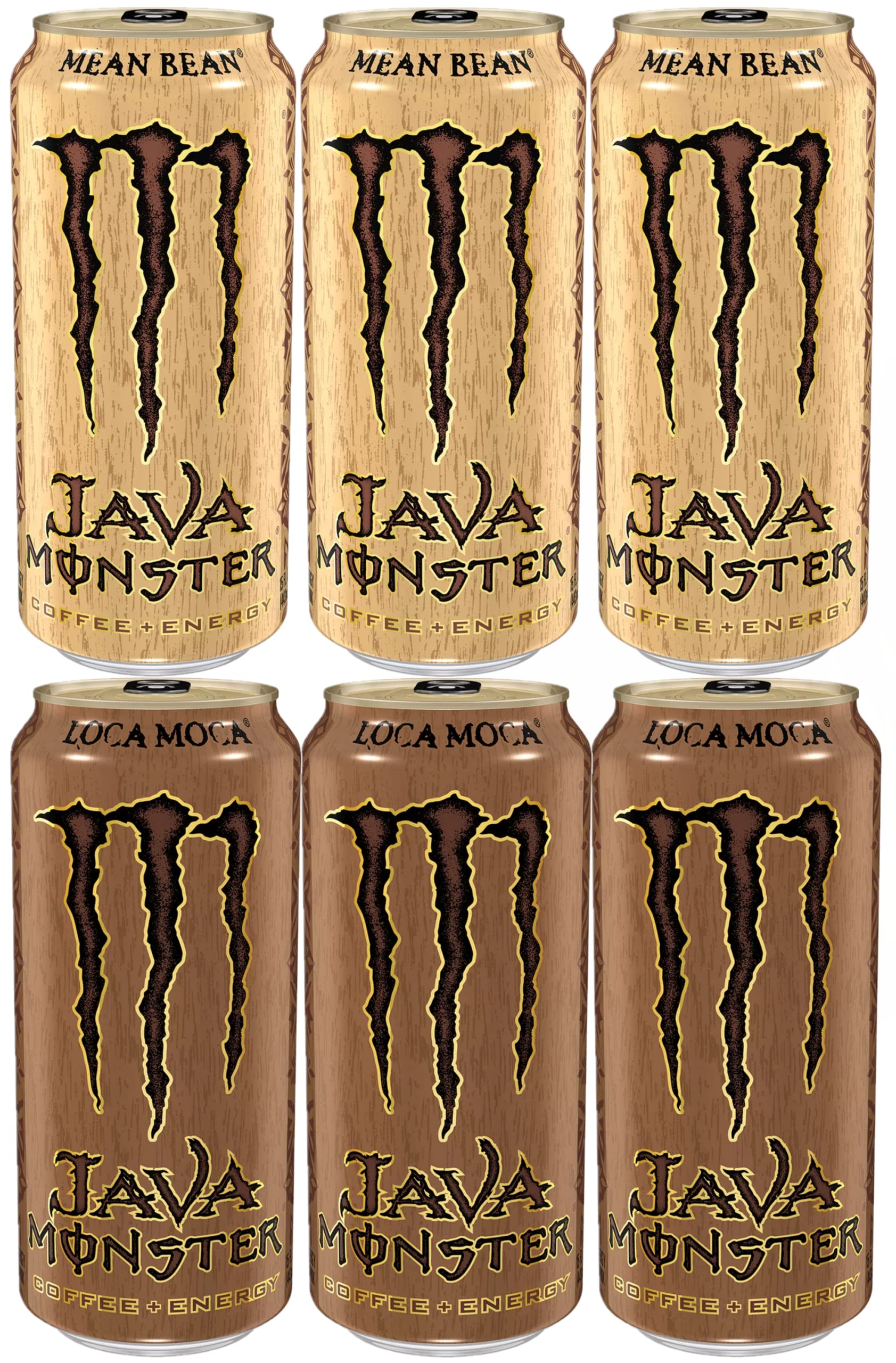 Ultimate Energy Boost Bundle: Monster Energy Drink, Java Tasters Edition, Mean Bean Loca Moca - Variety Pack, 6 Count - image 1 of 3