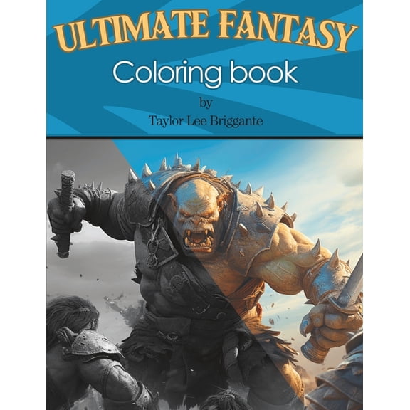 Ultimate Fantasy Coloring Book: Old School Fantasy Coloring Pages