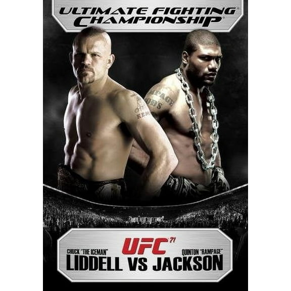 Ultimate Fighting Championship UFC 71 Liddell vs Jackson (2007) DVD