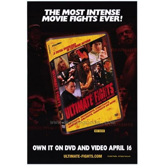 Ultimate Fights From the Movies Movie Poster - 27 x 40 in.