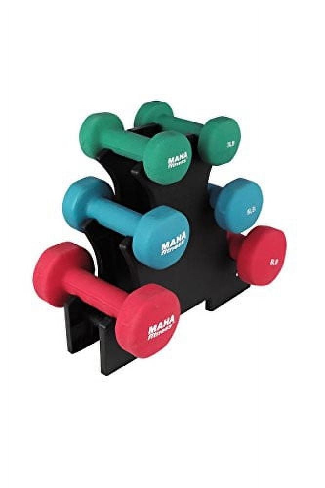 Maha fitness dumbbell set with stand hotsell