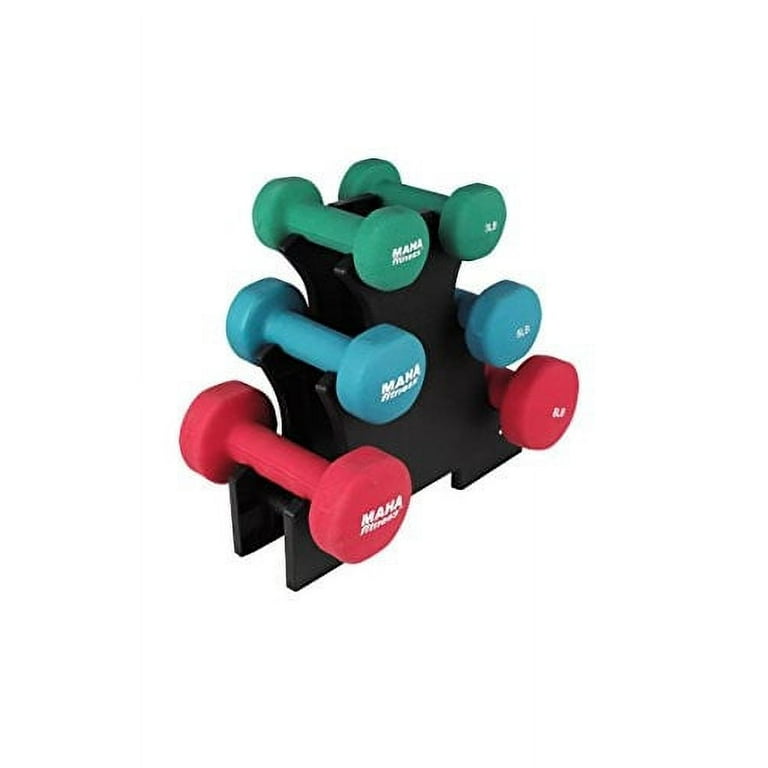 Ultimate Fitness Dumbbell Set With Stand 32 Lb Walmart