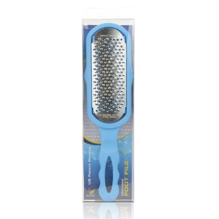 Ultimate Foot File - Complete - Removes Callused Rough Dead Skin Pedicure Tool Handle - Blue