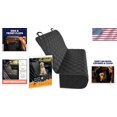 Ultimate FourLayer Protection Dog Seat Cover Black, Easy to Clean