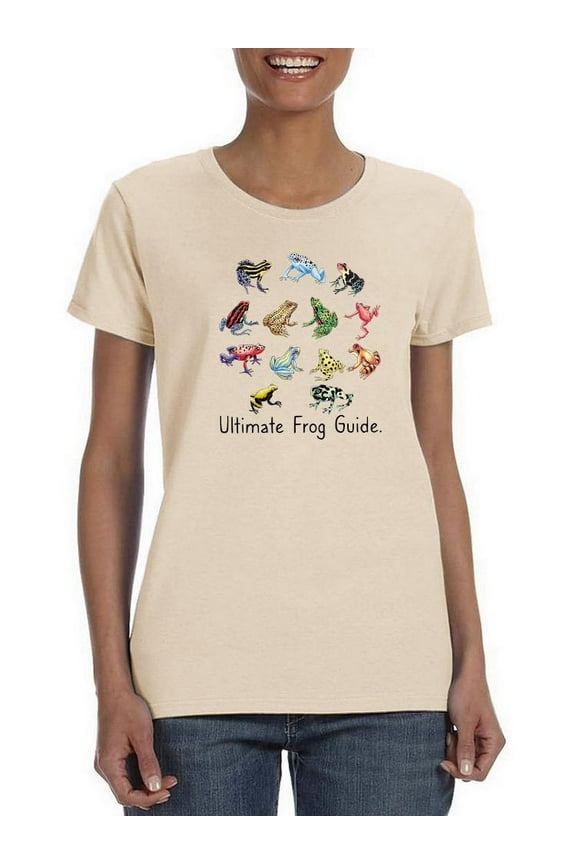 Ultimate Frog Guide T-Shirt Women -Smartprints Designs, Female XX-Large