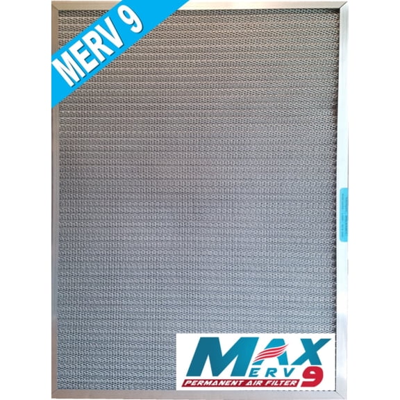The Ultimate Furnace A/C Filter - Washable, Permanent, Reusable, Electrostatic = Traps dust like a magnet - 5-Stage - Lab Certified MERV 9 - (10x24x1)