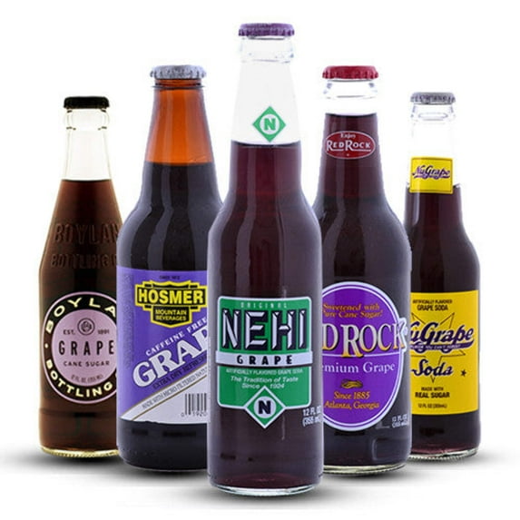 Ultimate GRAPE Soda Sampler - 12 oz (72 Bottles)