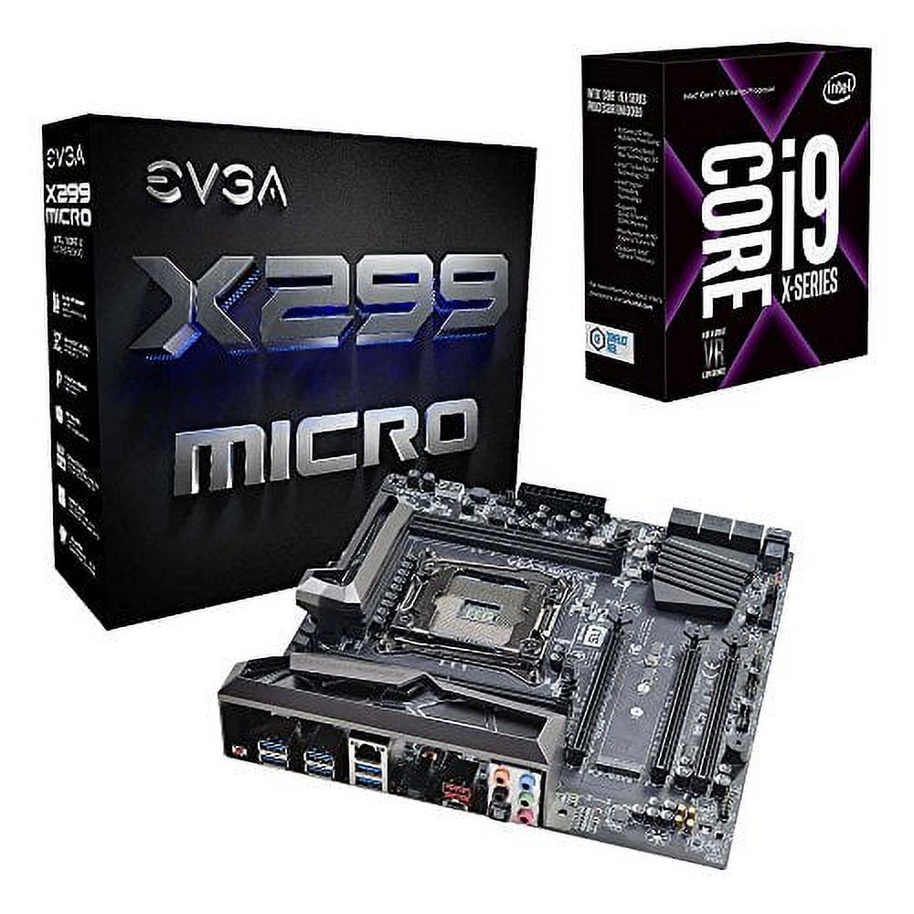 Ultimate Gaming Combos EVGA Intel X299 Micro Motherboard with Intel Core i97960 X 16Cores 2