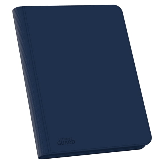 Ultimate Guard 8 Pocket Zipfolio Xenoskin Card Binder, Dark Blue