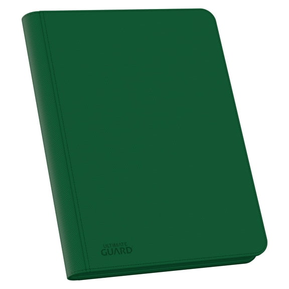 Ultimate Guard 8 Pocket Zipfolio Xenoskin Card Binder, Green
