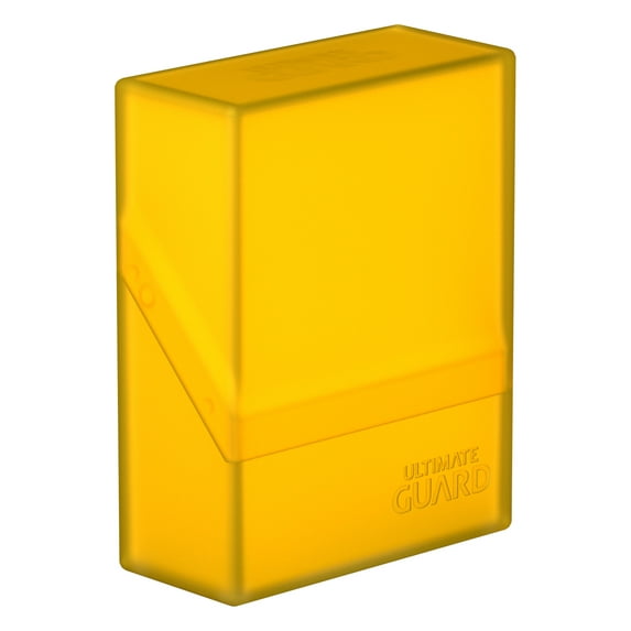Ultimate Guard Boulder Deck Case 40+ Card Game, Amber