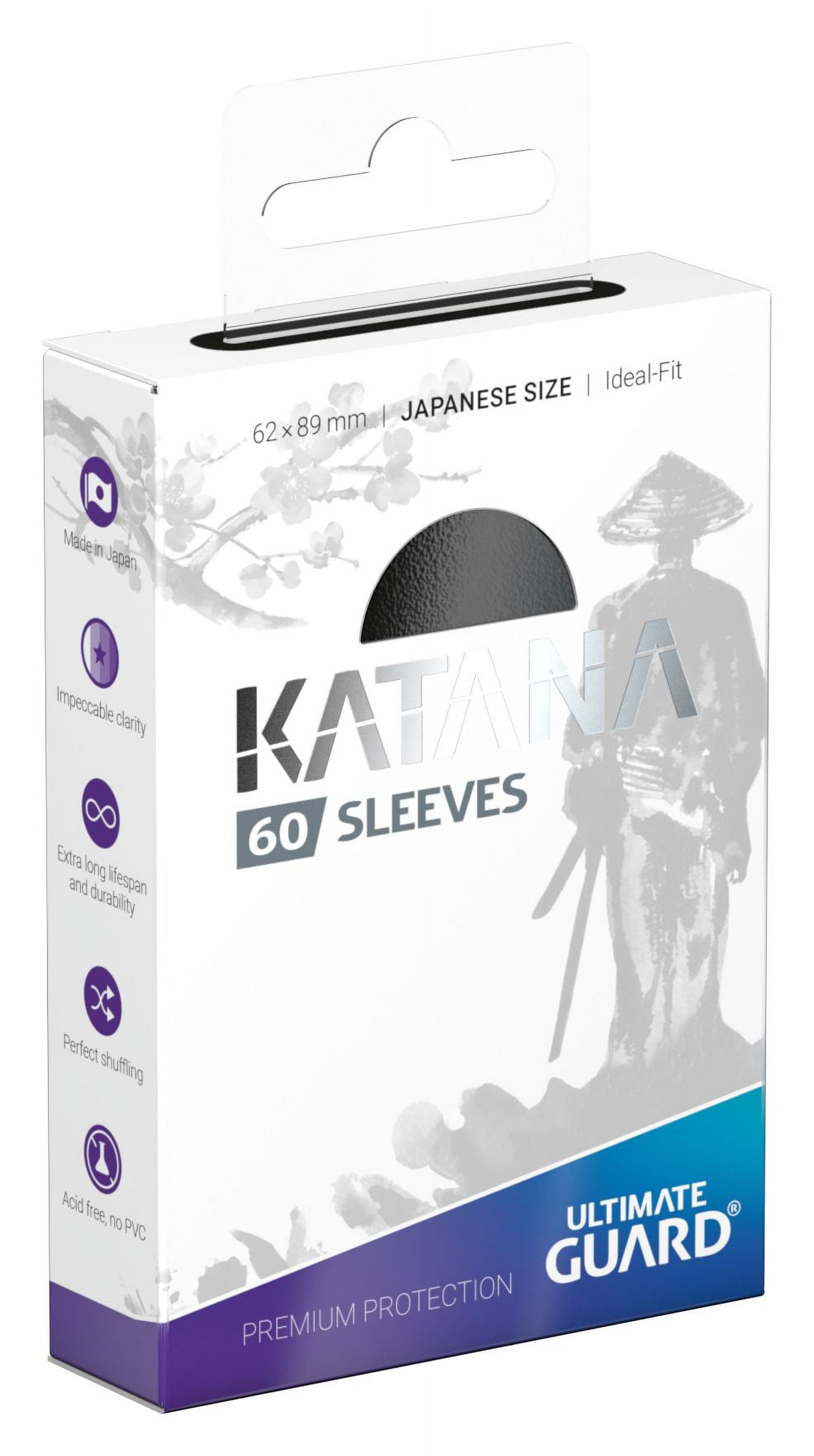 Ultimate Guard Katana Black Card Sleeves (60 Count) - Walmart.com