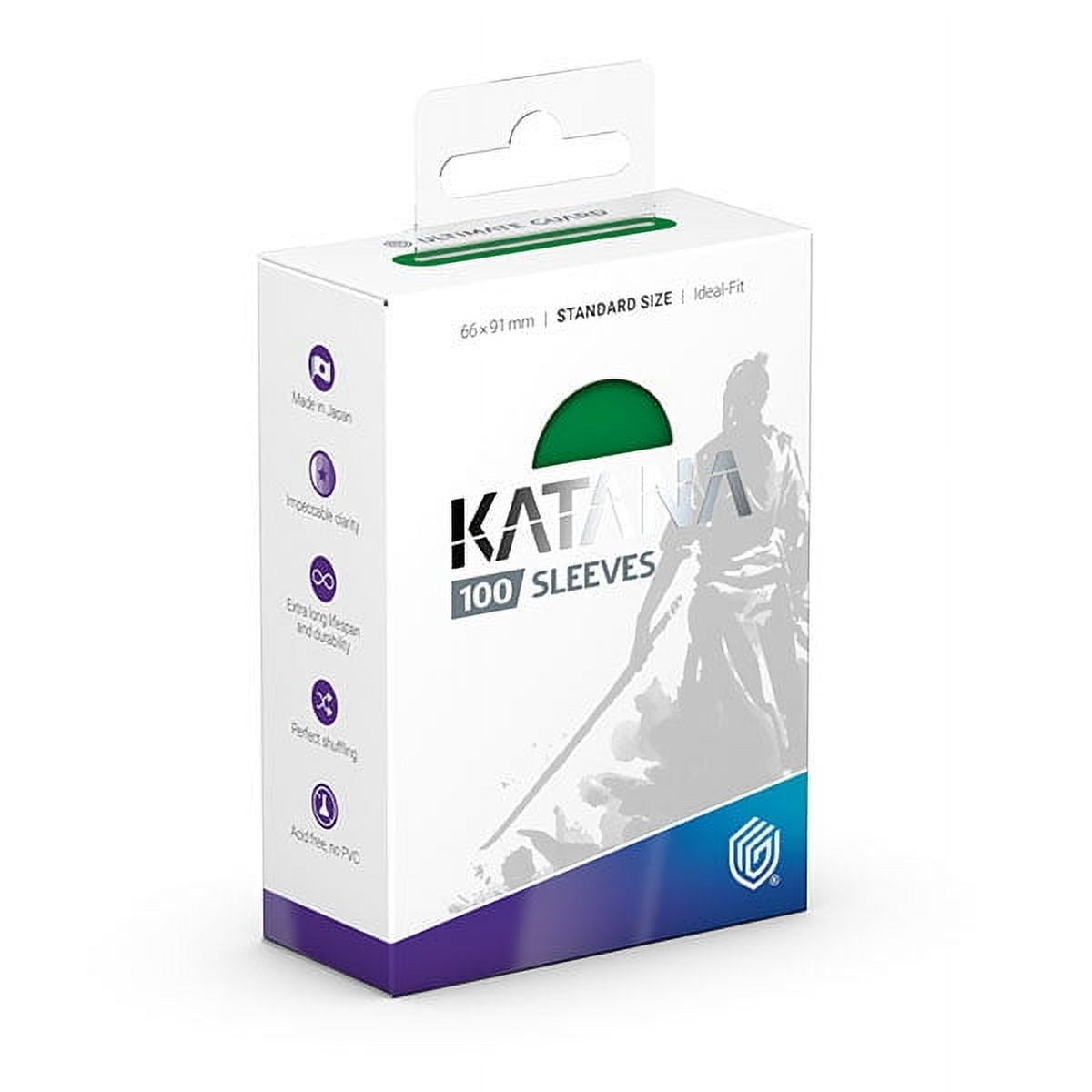 Ultimate Guard Sleeves - Standard Sized - Katana - Jade Garden