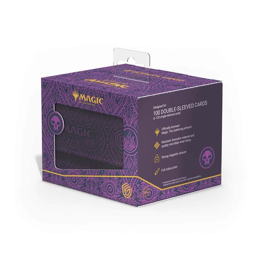 Ultimate Guard: Magic the Gathering: Deck Case Sidewinder 100+ Xenoskin: Avatar the Last Airbender: Mana Symbol Black Swamp