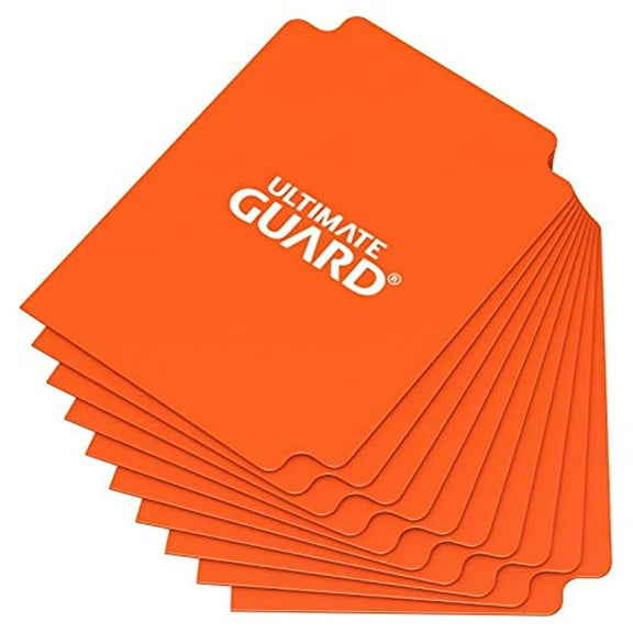Ultimate Guard Orange Card Dividers (10) Standard Size Individual Pack