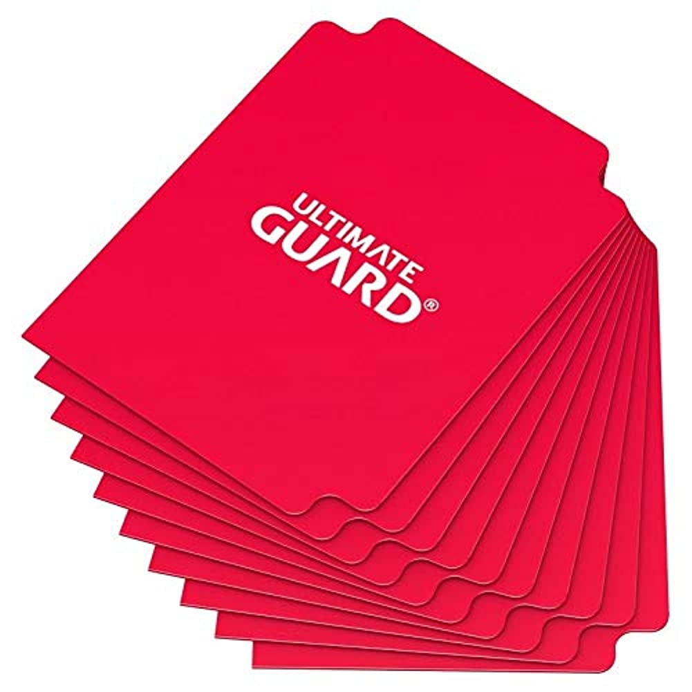 Ultime Individual Ultimate Guard Red Card Dividers (10) Standard Size Individual Pack ...