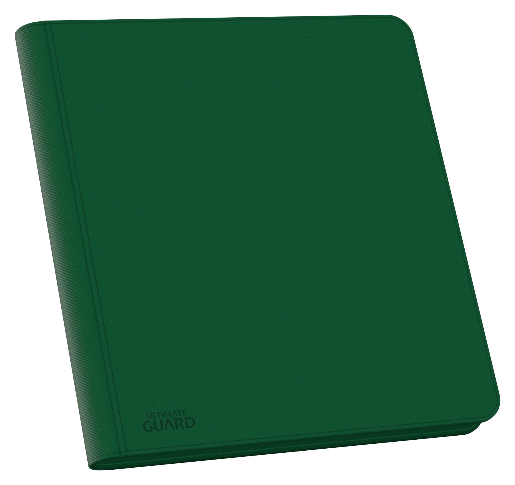 Ultimate Guard Zipfolio 480 - 24 Pocket XenoSkin Quadrow Portfolio, Green 