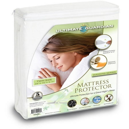 Ultimate Guardian Bed Bug Proof Zippered Mattress Protector, Twin
