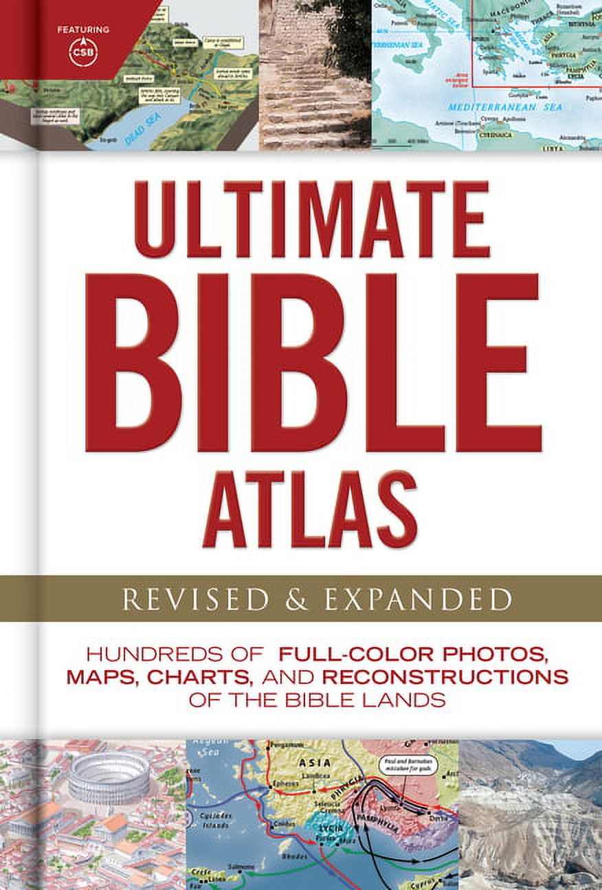 CSB BIBLES BY HOLMAN Ultimate Guide: Ultimate Bible Atlas : Hundreds of Full-Color Photos, Maps, Charts, and Reconstructions of the Bible Lands (Hardcover)