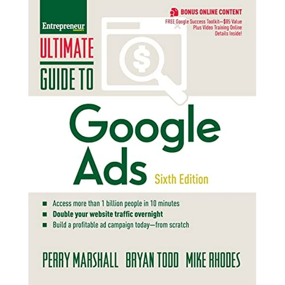 Pre-Owned Ultimate Guide to Google Ads (Paperback) 159918673X 9781599186733