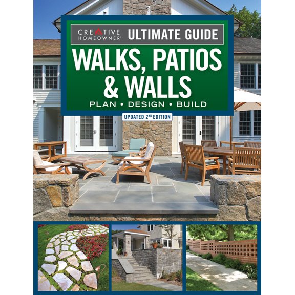 Ultimate Guide to Walks, Patios & Walls, Updated 2nd Edition: Plan - Design - Build, (Paperback)