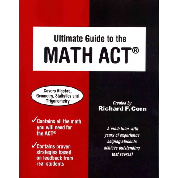Pre-Owned Ultimate Guide to the Math ACT (Paperback) 1936214601 9781936214600