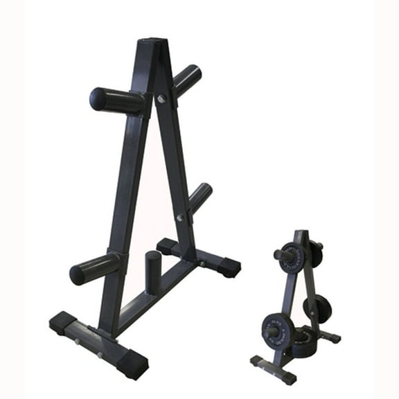Ultimate Gym Storage Solution: 2 Plate Weight Rack  Organize, Stabilize, and Maximize Your Home Workouts