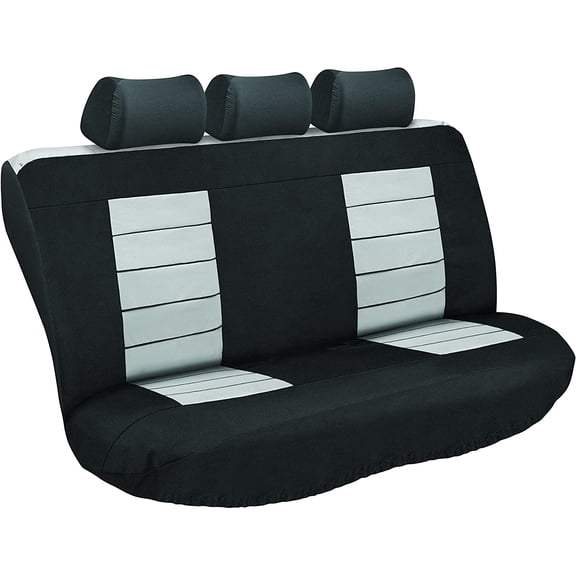 Ultimate HD Car Seat Cover Set (Gray), Car Seat Protector, Interior Covers with Storage, Bench Seat Covers, Washable, Fabric, Spill Protectant and Protectant, Easy Installation