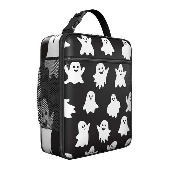 Ultimate Halloween Lunch Box: Insulated Reusable for School/Work/Travel, Leakproof High Capacity Cooler Tote with Pockets for Men & Women