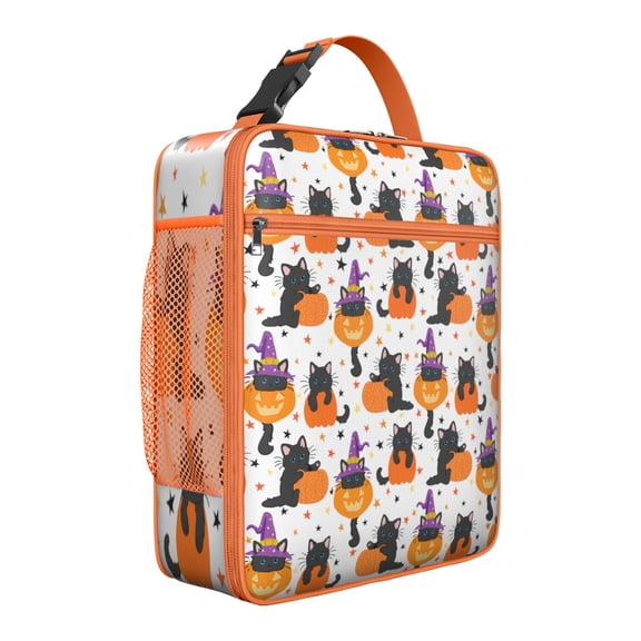 Ultimate Halloween Lunch Box: Insulated Reusable for School/Work/Travel, Leakproof High Capacity Cooler Tote with Pockets for Men & Women