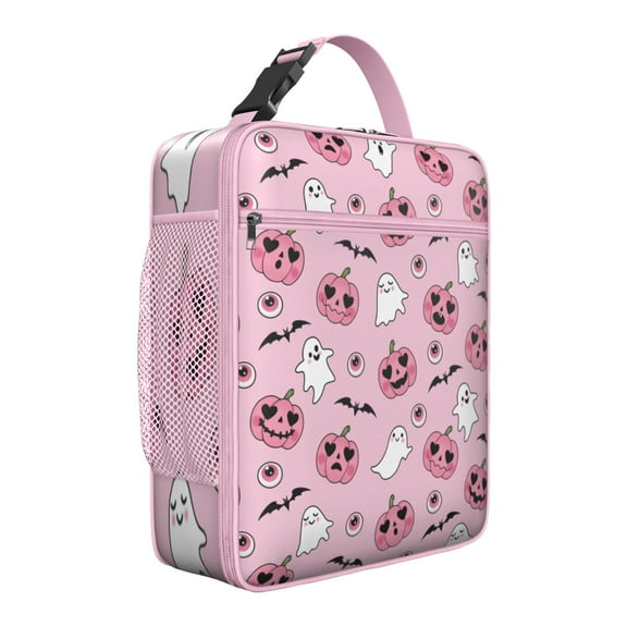 Ultimate Halloween Lunch Box: Insulated Reusable for School/Work/Travel, Leakproof High Capacity Cooler Tote with Pockets for Men & Women