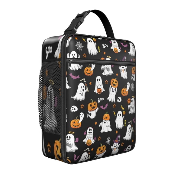 Ultimate Halloween Lunch Box: Insulated Reusable for School/Work/Travel, Leakproof High Capacity Cooler Tote with Pockets for Men & Women