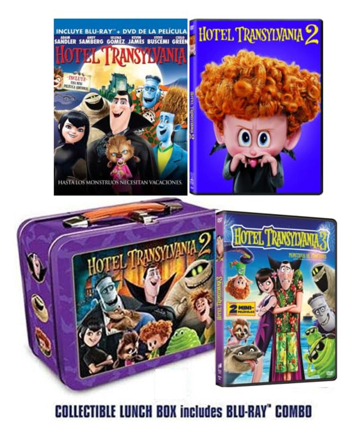 Ultimate Hotel Transylvania Trilogy DVD Collection+ LUNCH BOX - Walmart.com