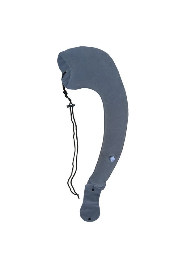 Ultimate Inflatable Travel Neck & Body Pillow - Travel Essentials, Comfort and Upper Body Support, Airplane Neck Pillow for Long Flight, Straps to Airplane Seat & Car, for All Ages - Grey