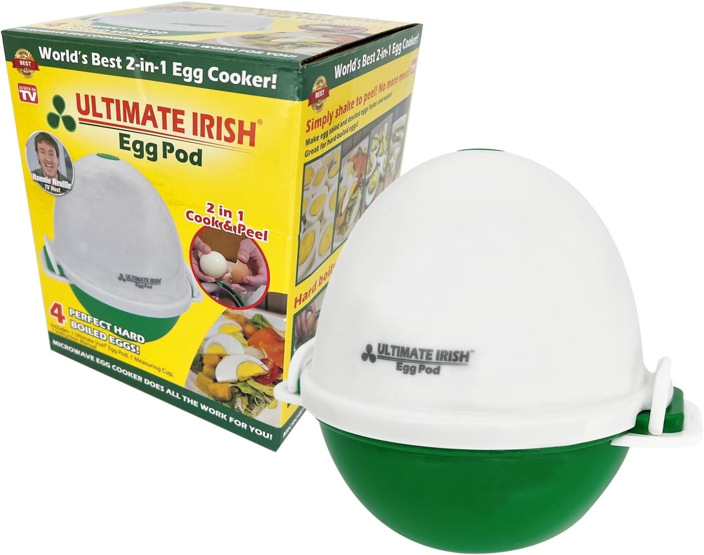 Ultimate Irish Hard Cooked Egg Pod for Microwave, Ronnie Neville's