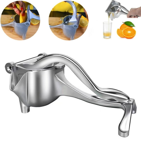 Ultimate Juice Squeezer, Stainless Steel Juice Press, Hand Press Juicer Manual, Juice Squeezer Handheld, Hand Juicer, Heavy Duty Manual Fruit Juicer, for Pressing Lemons, Oranges, Citrus