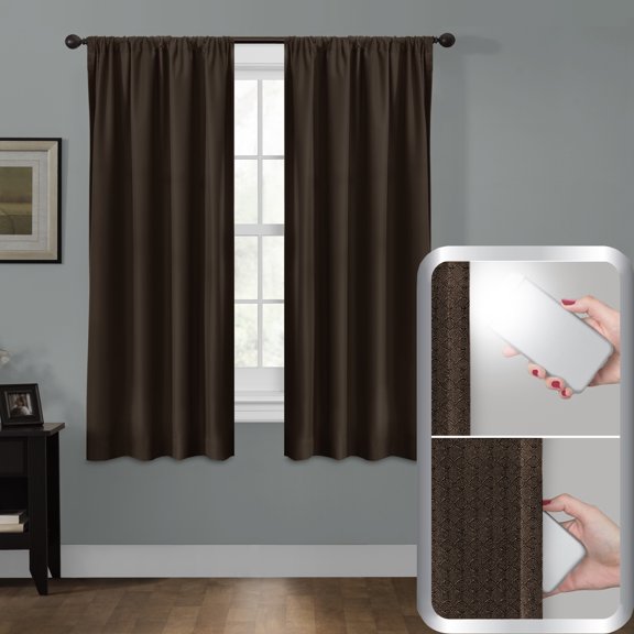 Ultimate Light Blocker Certified 100 Percent Blackout Julius Smart Curtain Window Curtain Panel