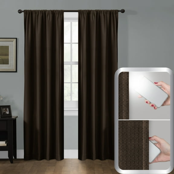 Ultimate Light Blocker Certified 100 Percent Blackout Julius Smart Curtain Window Curtain Panel