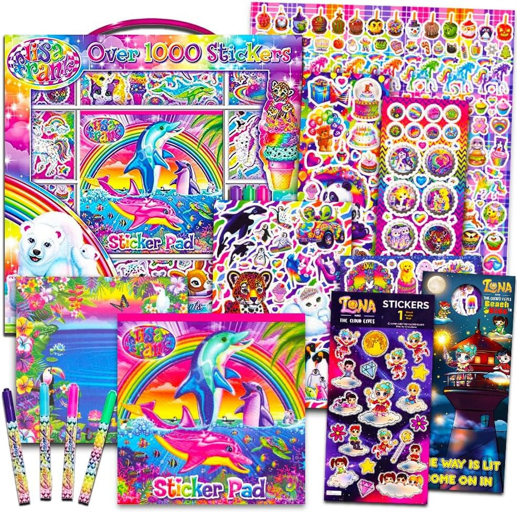 Lisa Frank Ultimate Sticker Super Pack - Over 1000 Stickers, Stationery